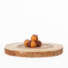 Felt Acorns - Brown (Set of 5)