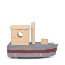 Wooden Rolling Boats (Set of 2) by Konges Sløjd