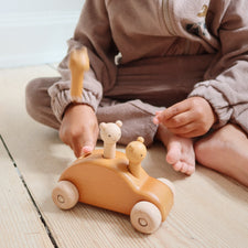 Wooden Teddies Pop-Up Car by Konges Sløjd