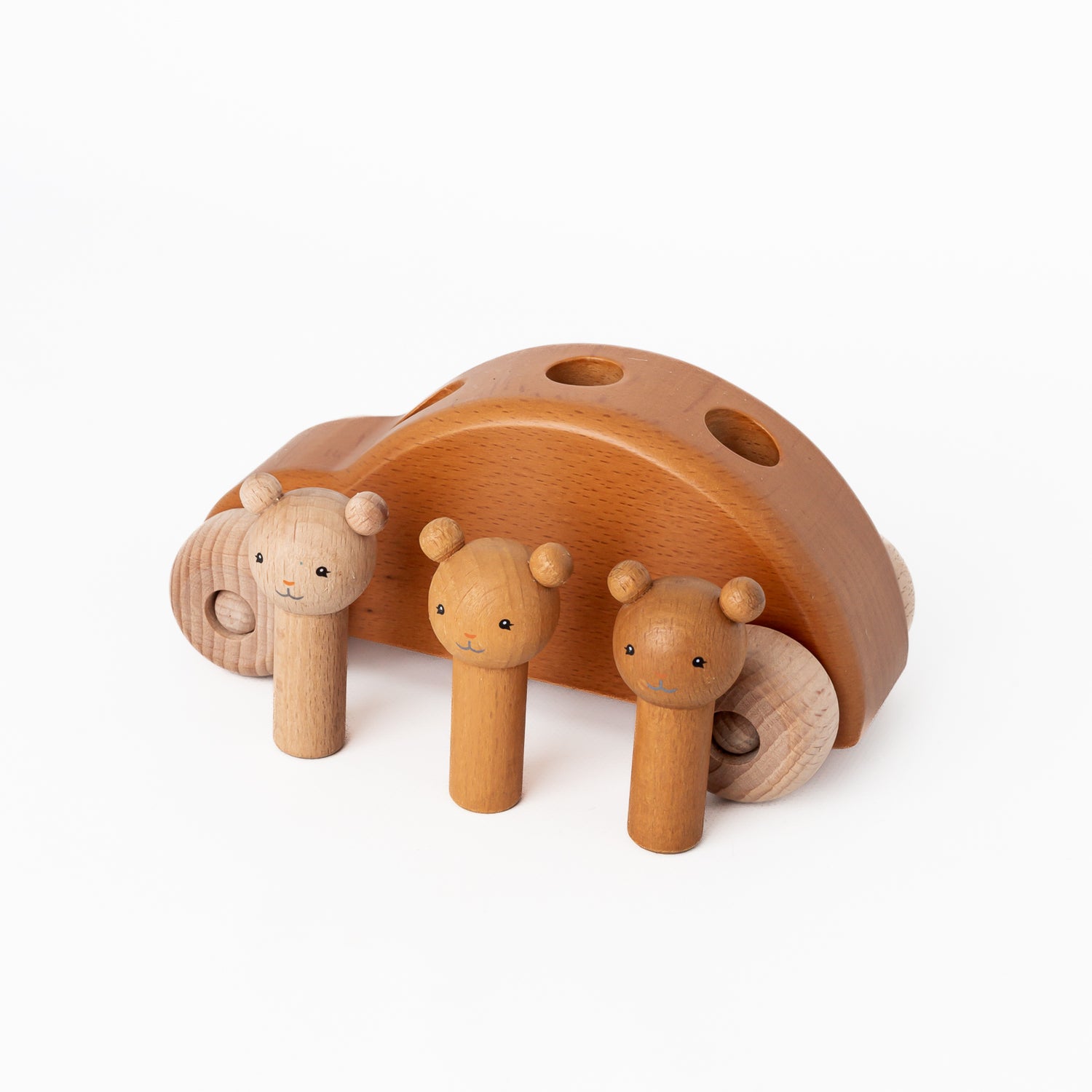 Wooden Teddies Pop-Up Car by Konges Sløjd