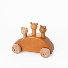 Wooden Teddies Pop-Up Car by Konges Sløjd