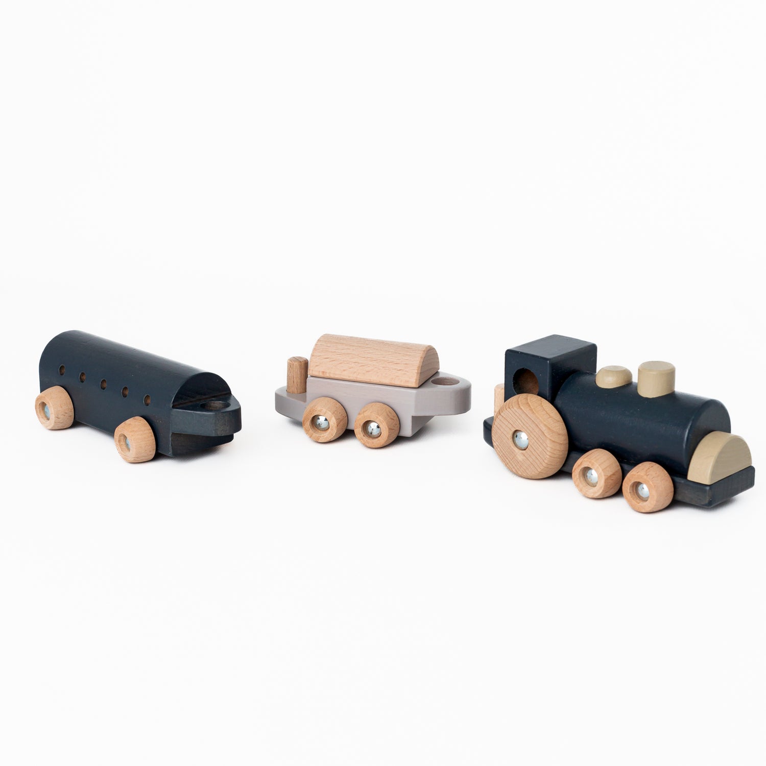 Wooden Toy Train by Konges Sløjd