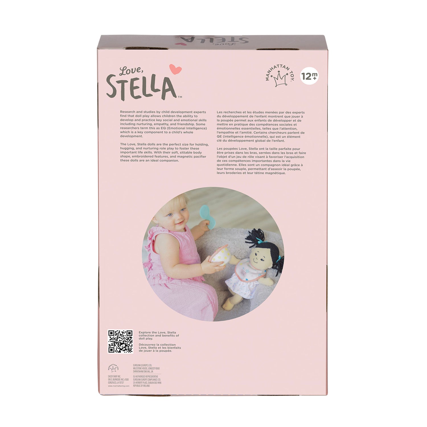 Love, Stella - 12" Soft Baby Doll (Peach Fella)