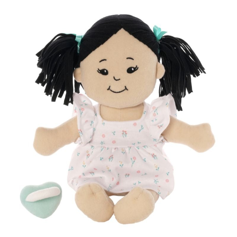Love, Stella - Doll 12.5" (Light Beige with Black Pigtails)