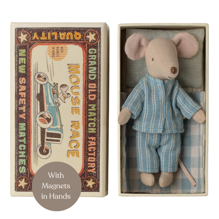 Maileg Mouse in Matchbox - Pajamas 2026 (Big Brother)