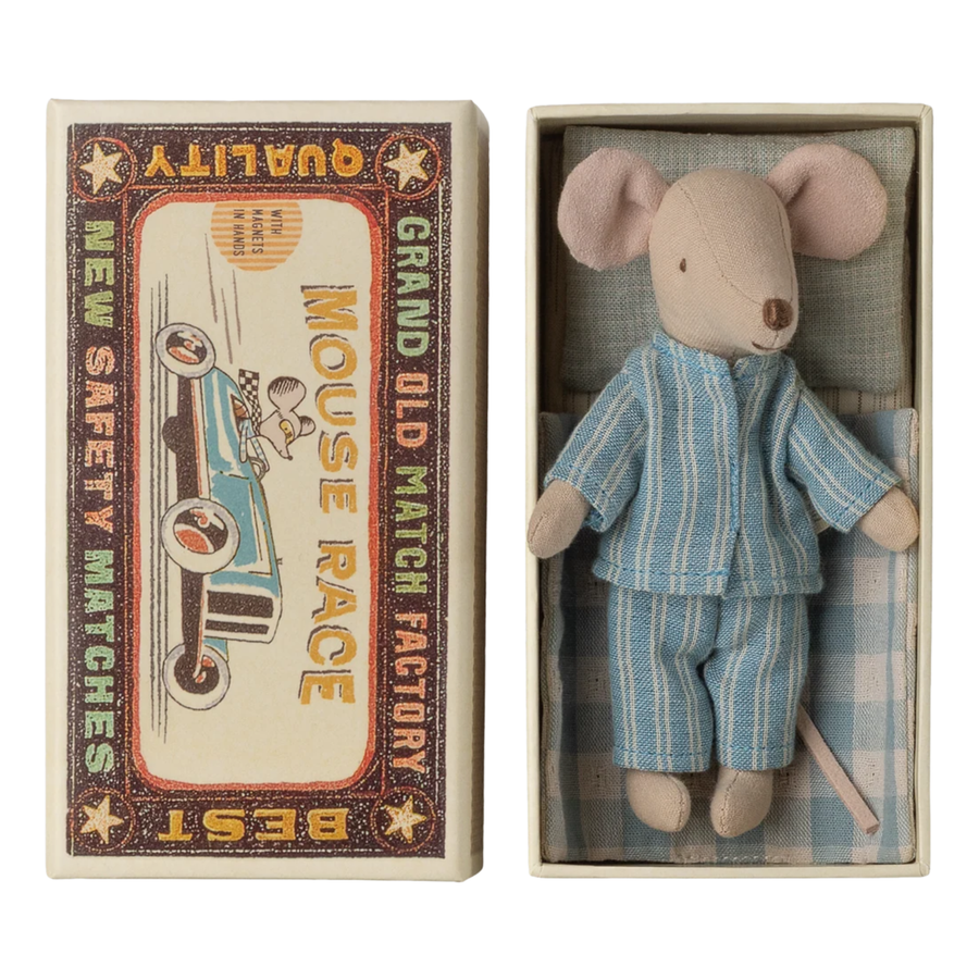 Maileg Mouse in Matchbox - Pajamas 2026 (Big Brother)