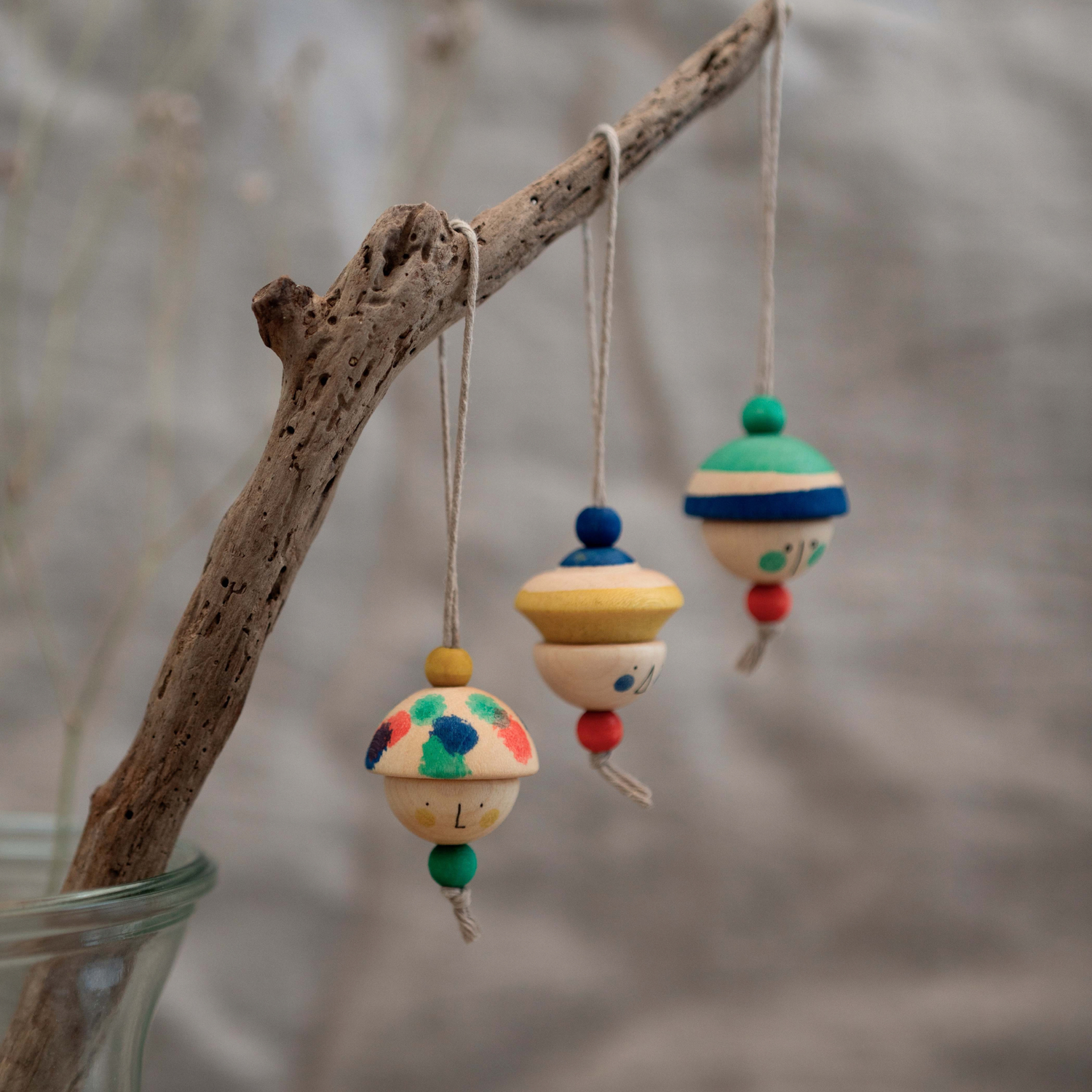Grapat Wooden Ornament (Kind Folks)