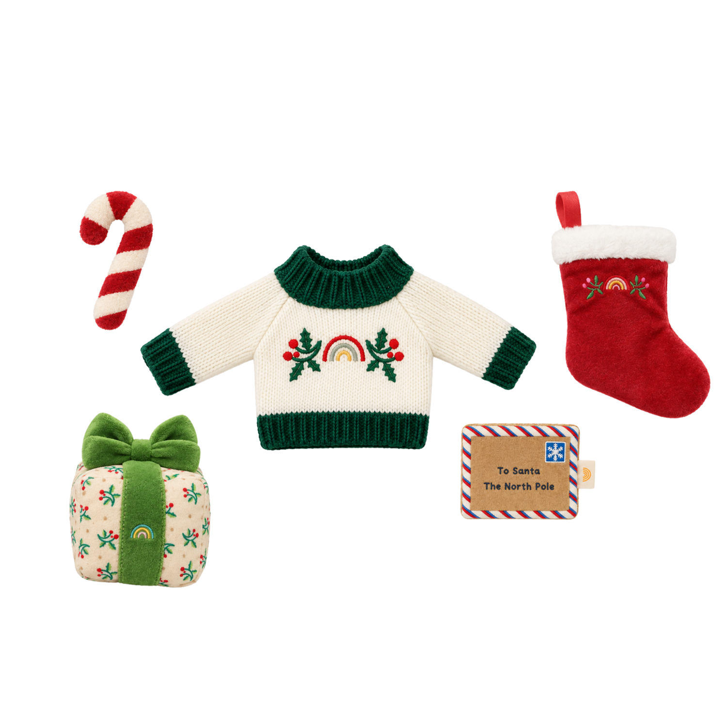 Dinkum Doll Merry Christmas Dress-Up Set