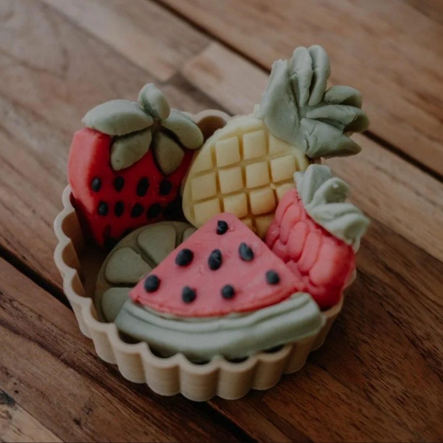 Summer Fruit Eco Cutter Playdough Set