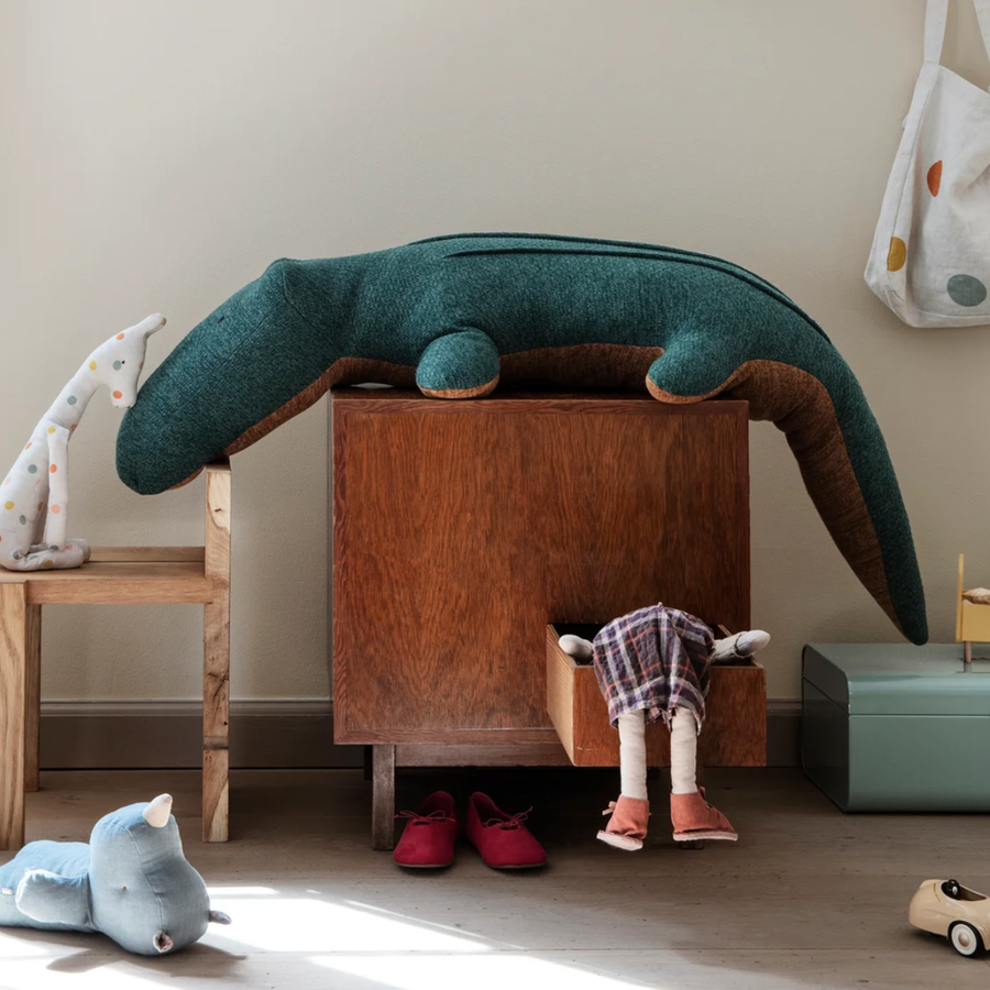 PRE-ORDER Maileg Safari Friends, Crocodile (Giant)