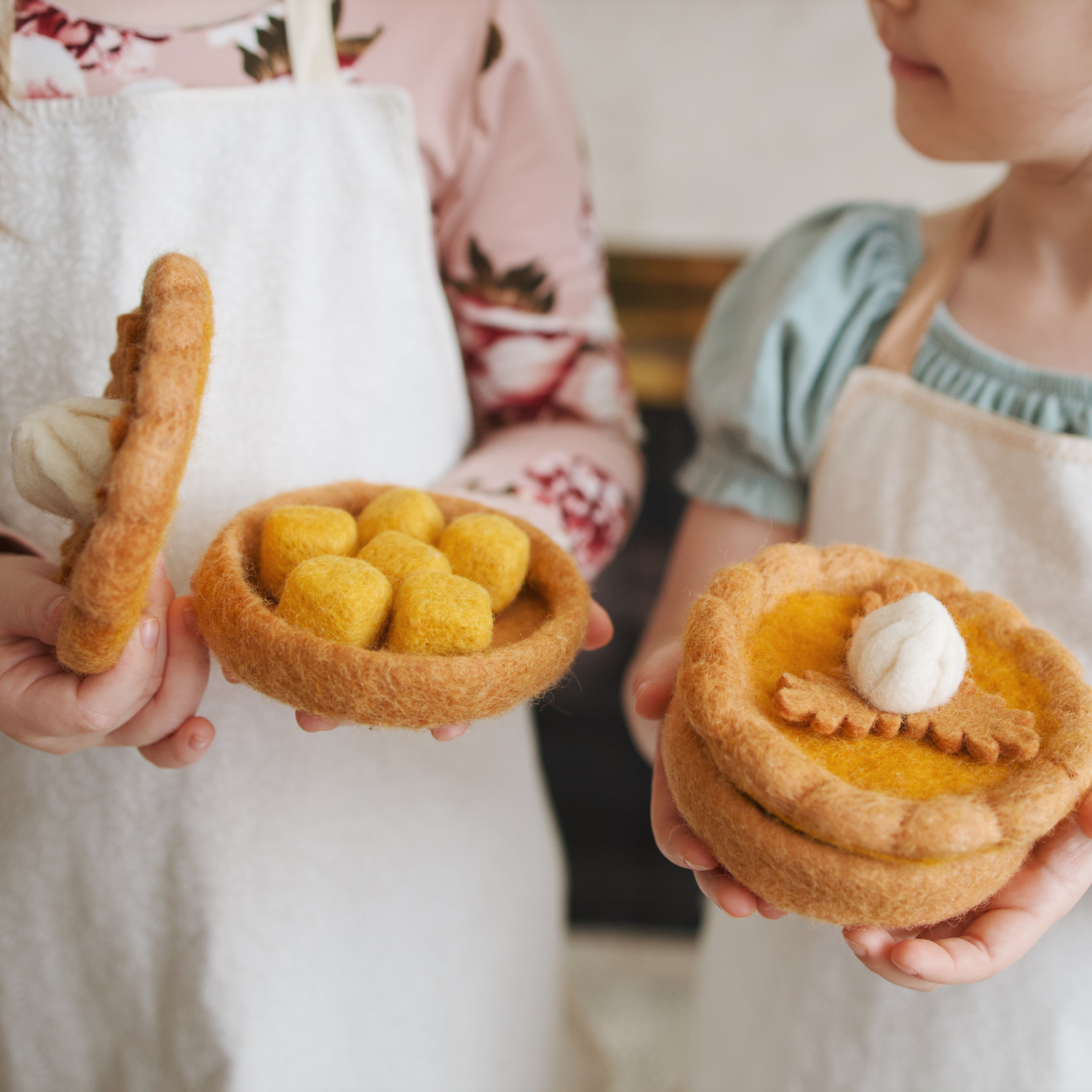 Felt Pumpkin Pie | Play Food Set