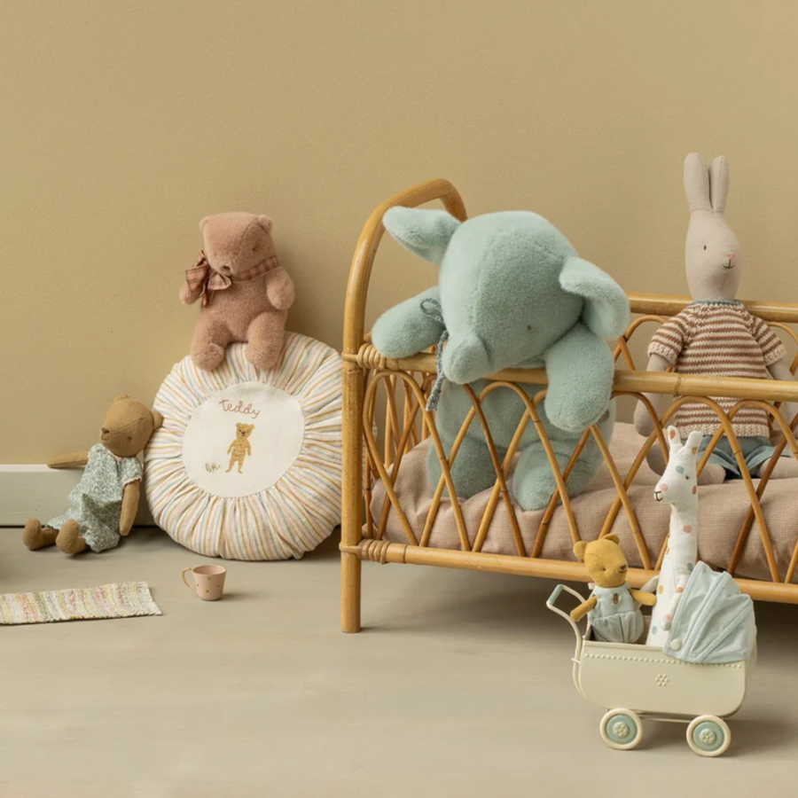 Maileg Plush Elephant - Soft Mint (Medium)