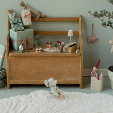 Maileg Christmas Mouse in Book (Baby)