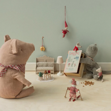 Maileg Christmas Twin Mice in Book (Little Brother/Sister)