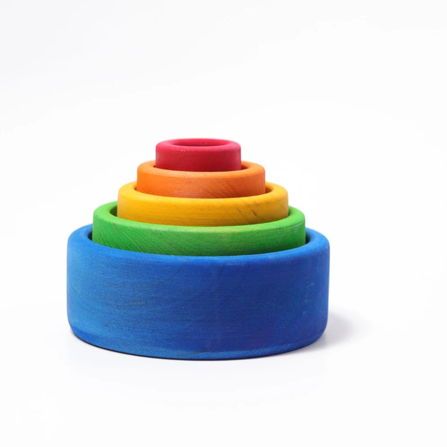 Grimm's Stacking Bowls (Blue)