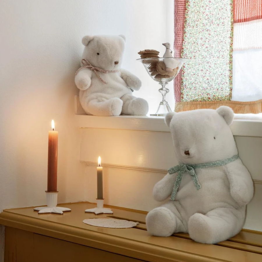 Maileg Plush Teddy Bear - Off-White (Medium)