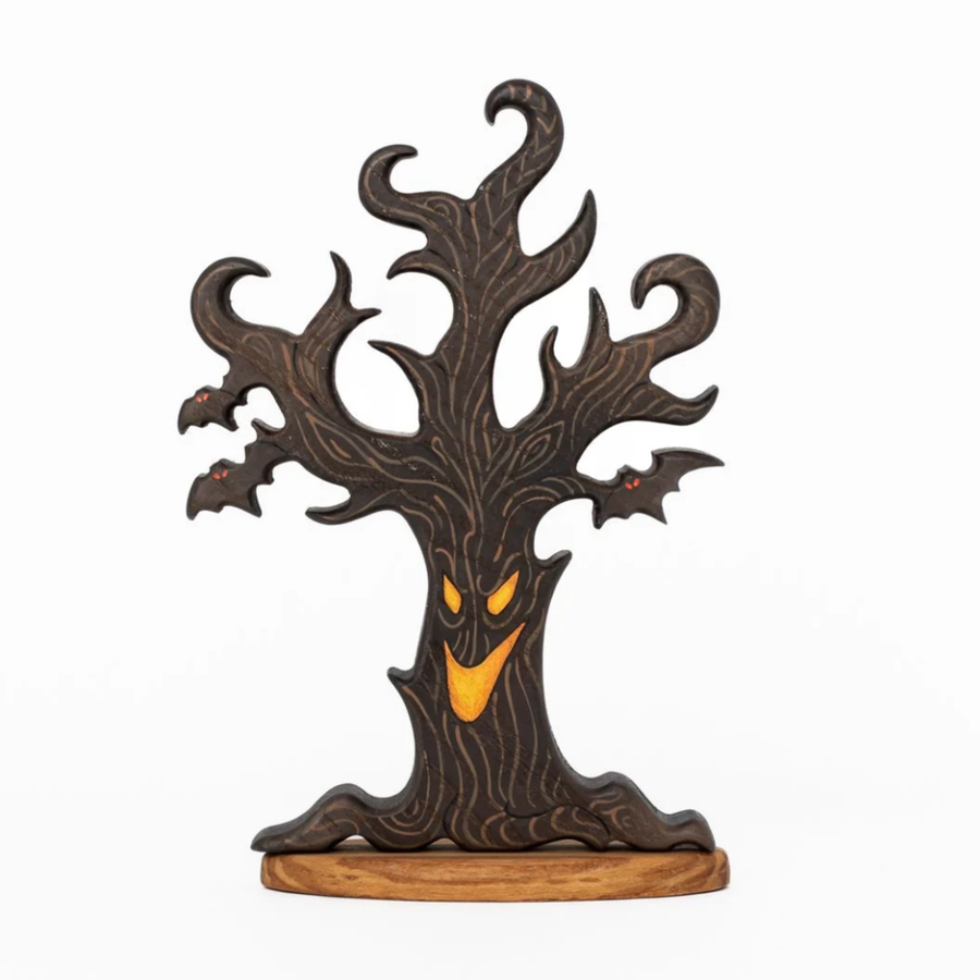 Haunted Tree | Wooden Halloween Toy