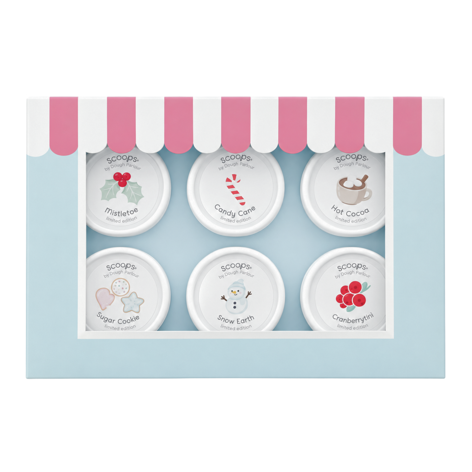 Holiday Parlour Pack™ of 6 Play Doughs