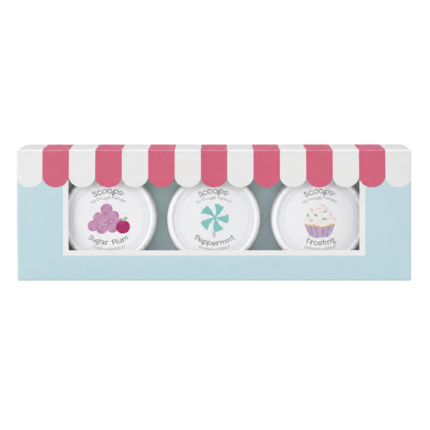 Holiday Parlour Pack™ of 3 Play Doughs (Holiday Sweet Shop)