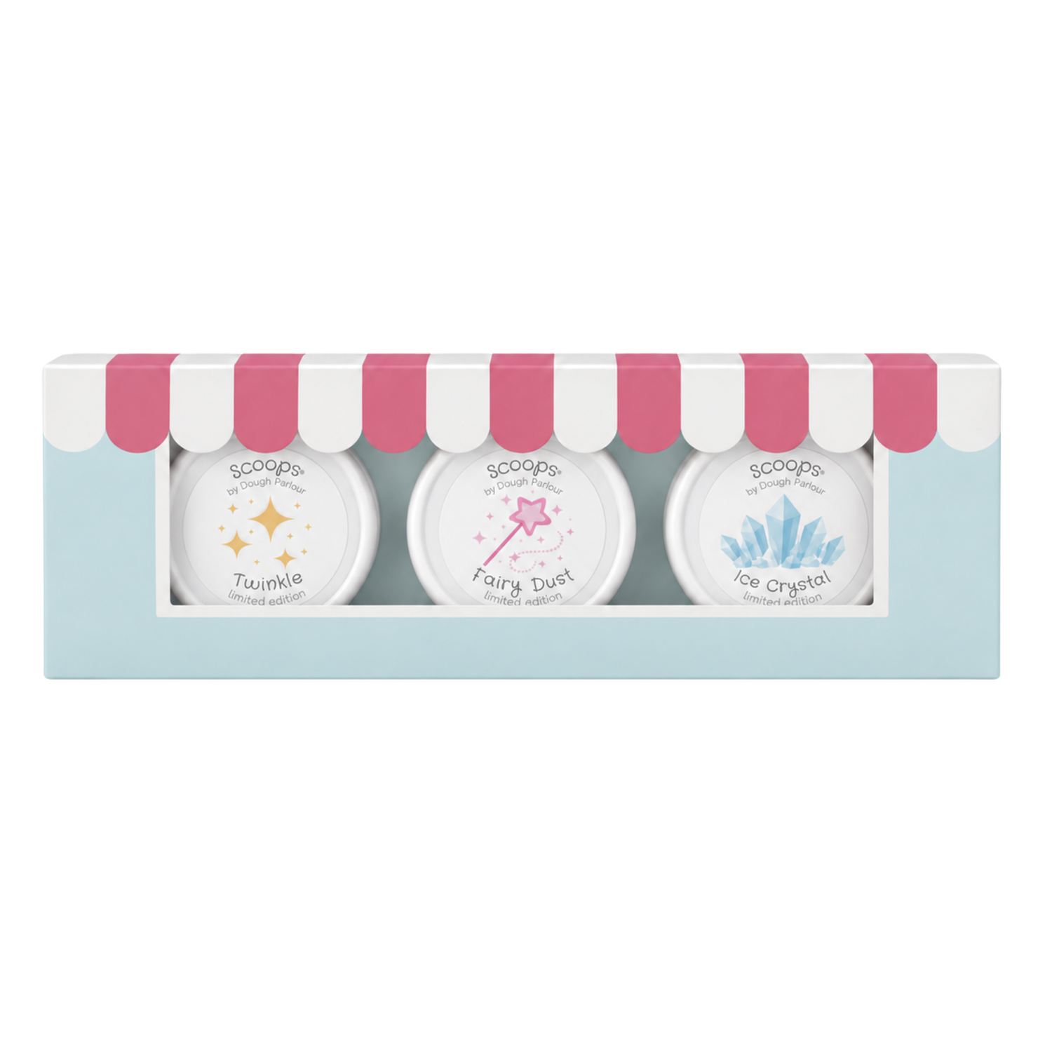 Holiday Parlour Pack™ of 3 Play Doughs (Fairy Frost)