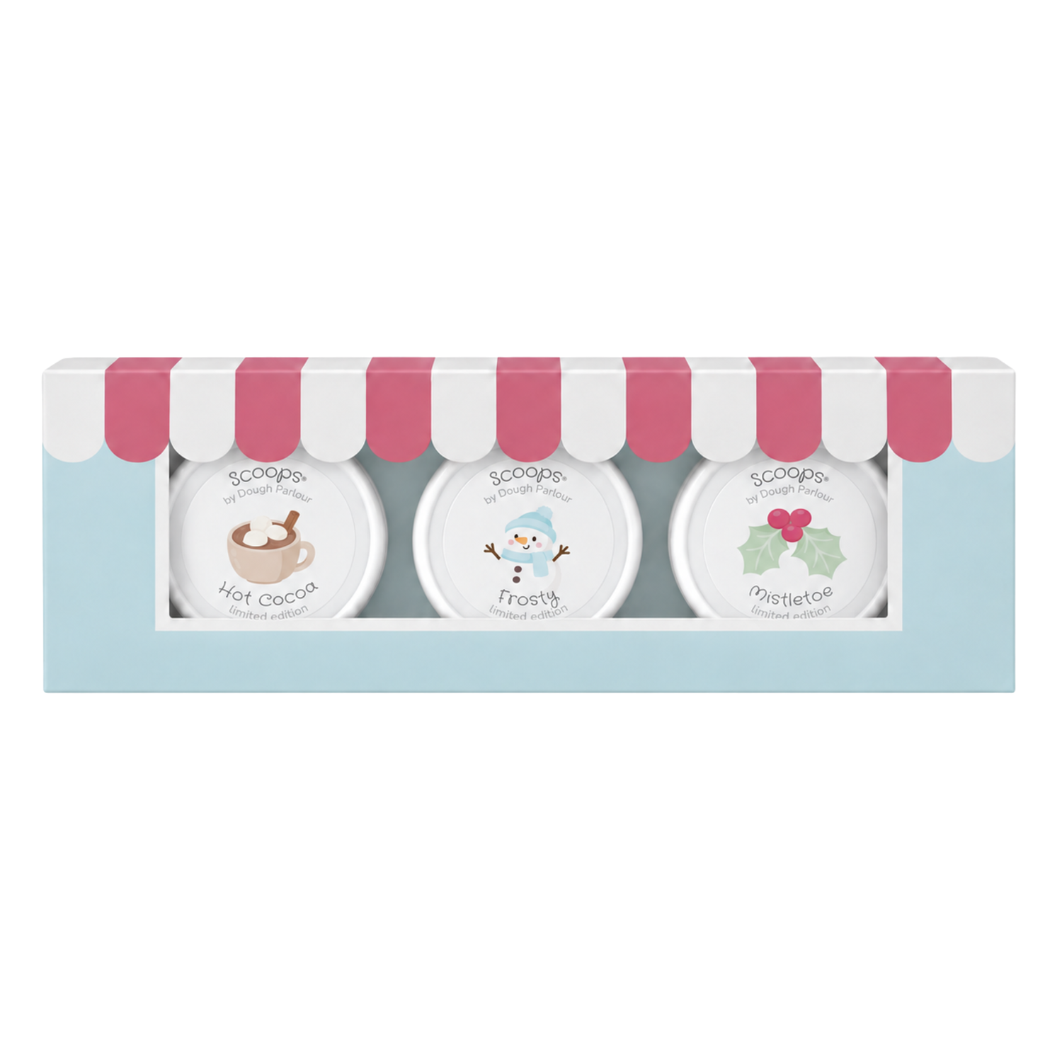 Holiday Parlour Pack™ of 3 Play Doughs (Cozy Christmas)