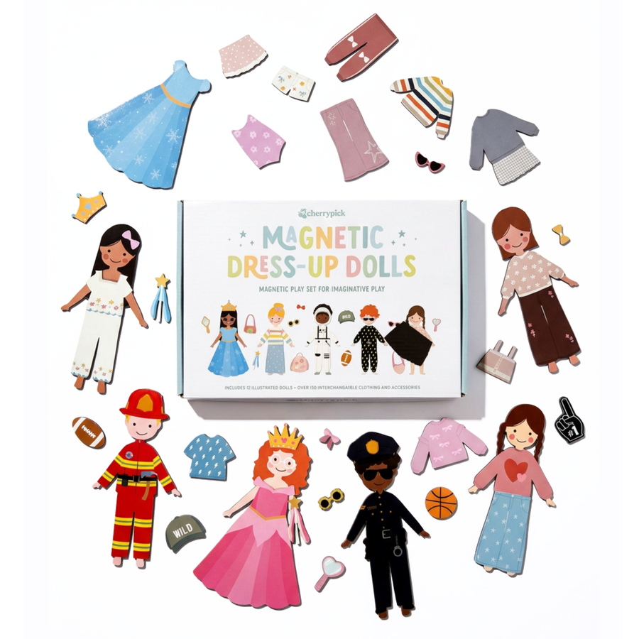 Magnetic Dress-Up Dolls Play Set