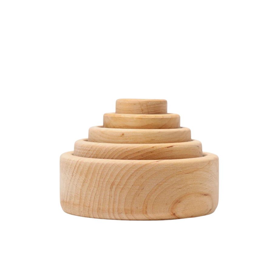 Grimm's Stacking Bowls (Natural)