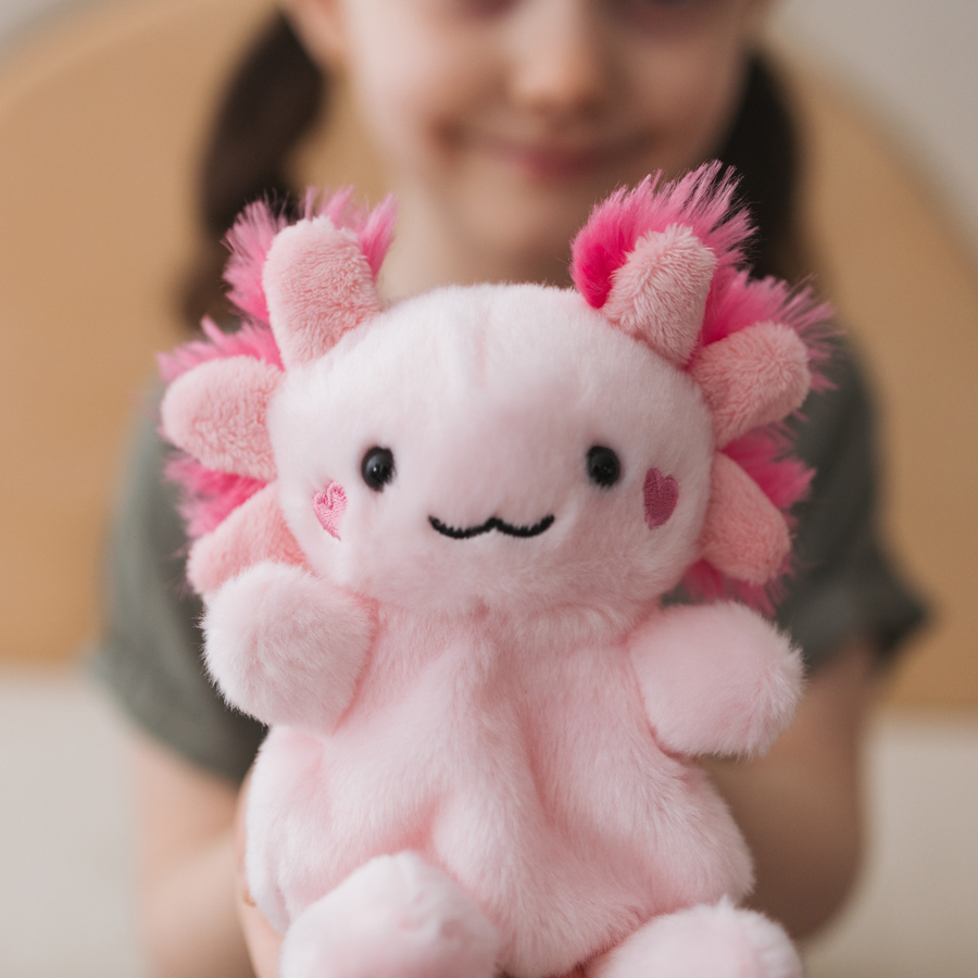 Palm Pals Xena Love Axolotl