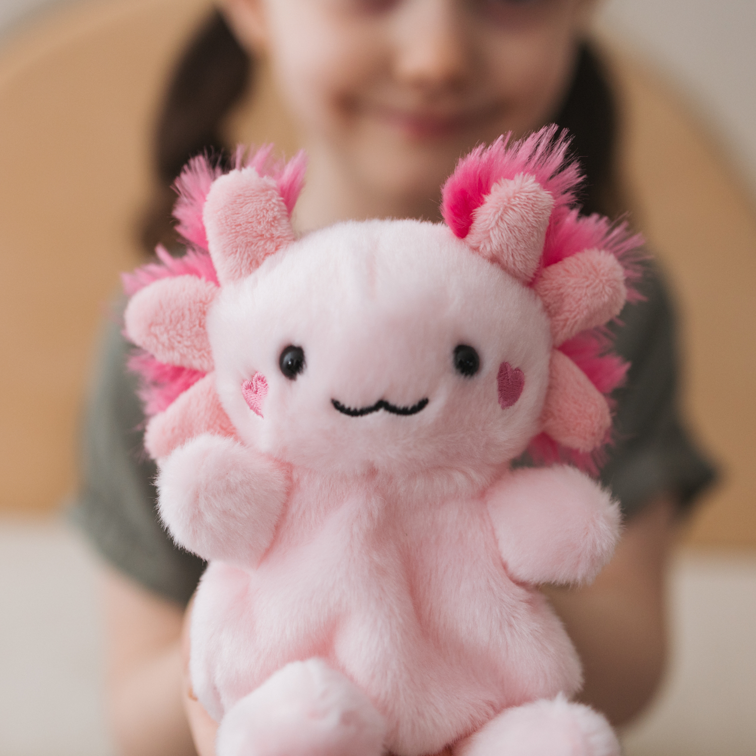 Palm Pals Xena Love Axolotl