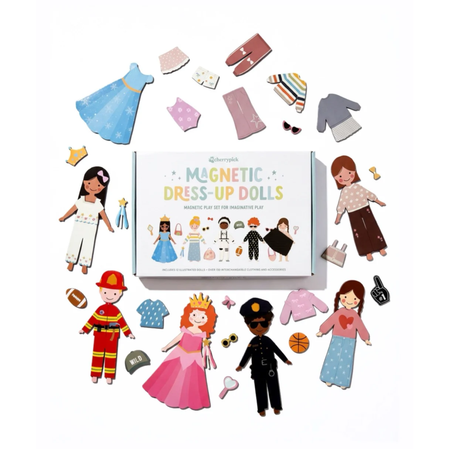 Magnetic Dress-Up Dolls Play Set