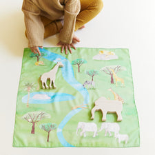 Limited Edition Safari Playmap by Sarah's Silks