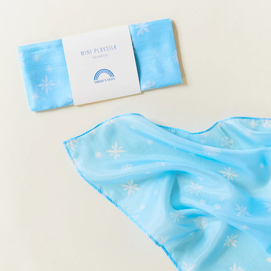 Sarah's Silks MINI Playsilk (Snowflake)