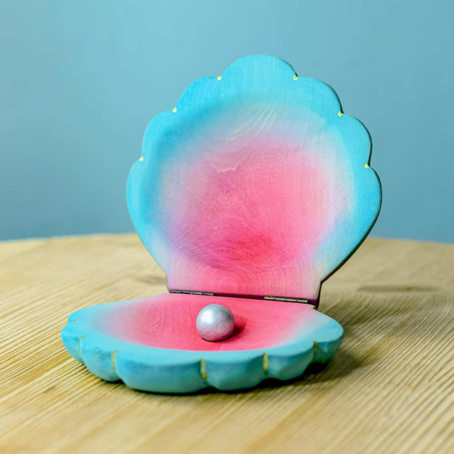 Bumbu Toys Wooden Shell with Pearl