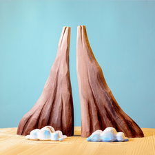Volcano, Clouds & Lava | Wooden Toy