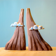 Volcano, Clouds & Lava | Wooden Toy