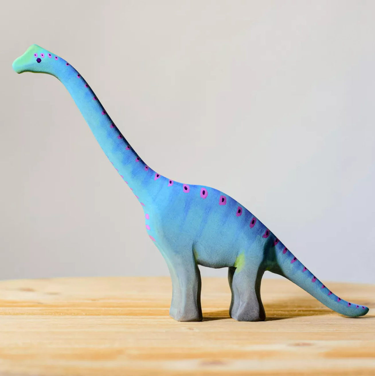 Bumbu Toys Wooden Brontosaurus I Handcrafted Dino Toy For Kids Unique Bumbu Toys Wooden Brontosaurus I Handcrafted Dino Toy For Kids Unique