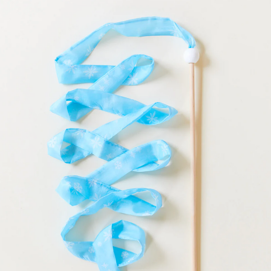 Sarah's Silks Silk & Wood Streamer (Snowflake)