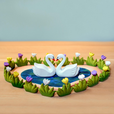 Bumbu Toys Heart Lake and Swan Set