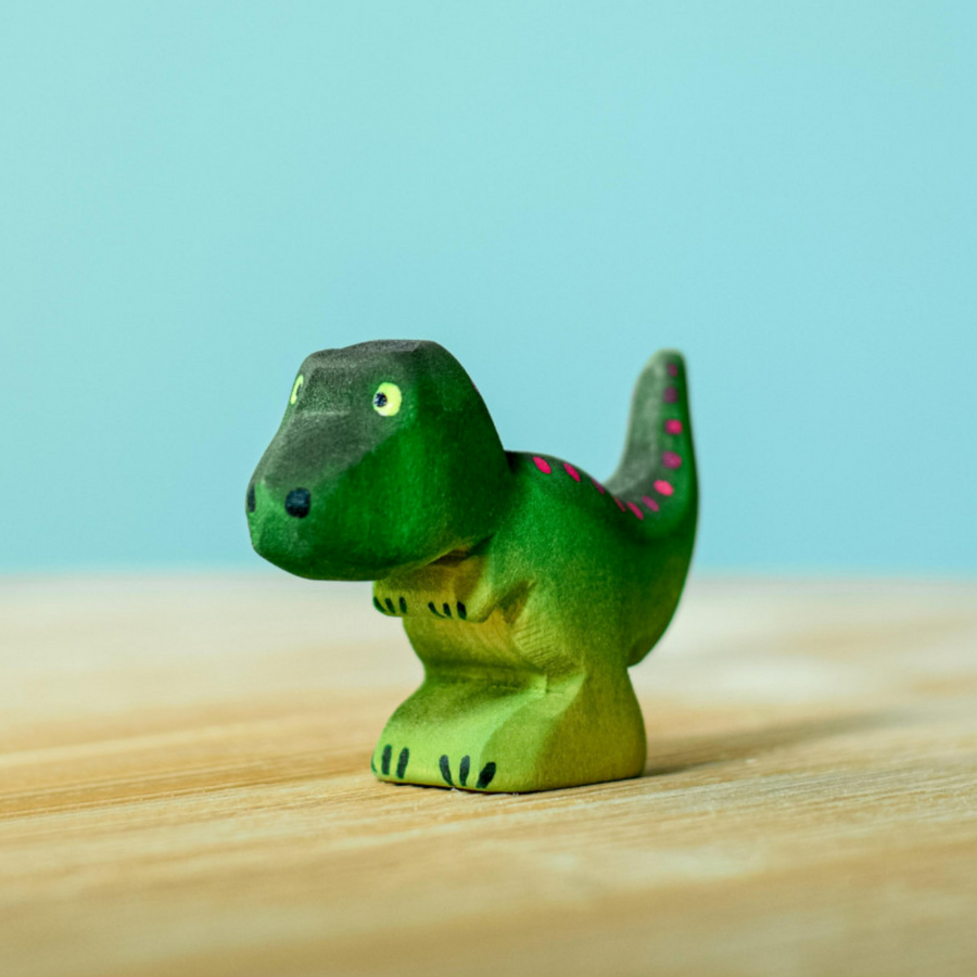Bumbu Toys Wooden Baby T-Rex Dinosaur