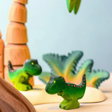 Bumbu Toys Wooden Baby T-Rex Dinosaur