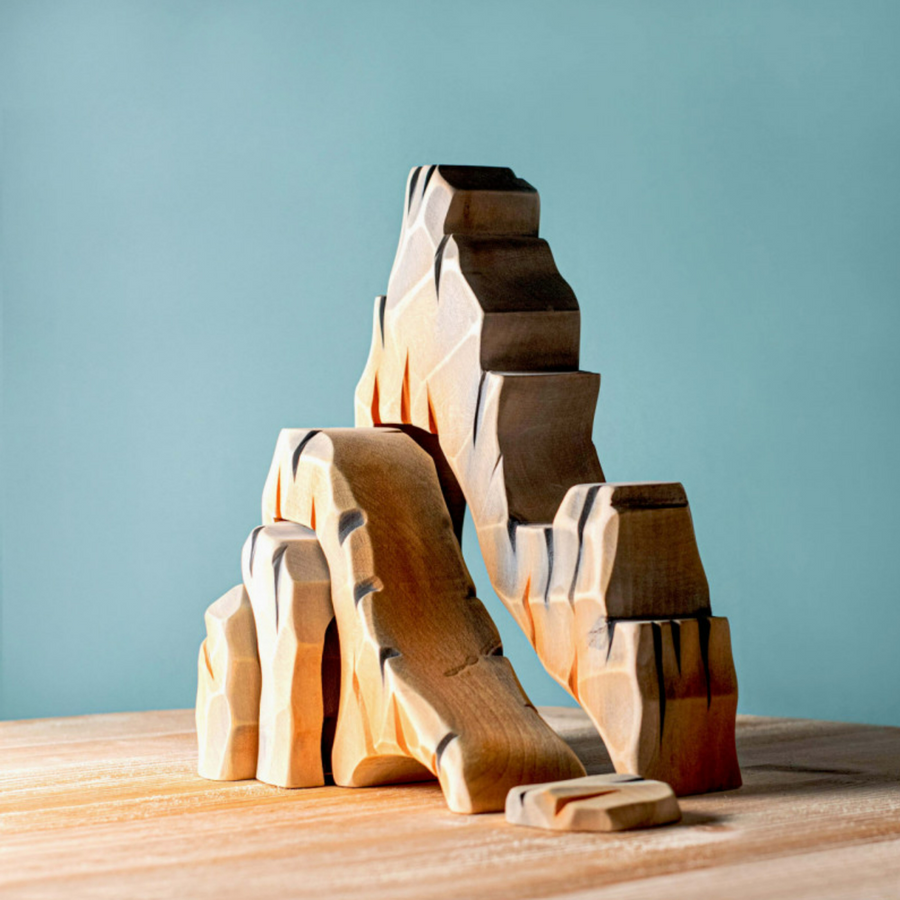 Wooden Mountain Cliffs | Wooden Toy