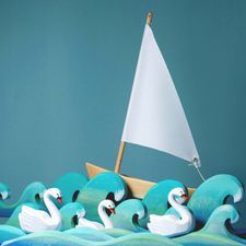 Bumbu Toys Wooden Water Waves