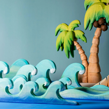 Bumbu Toys Wooden Water Waves