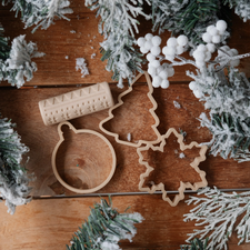 Christmas Eco Cutter & Roller Set