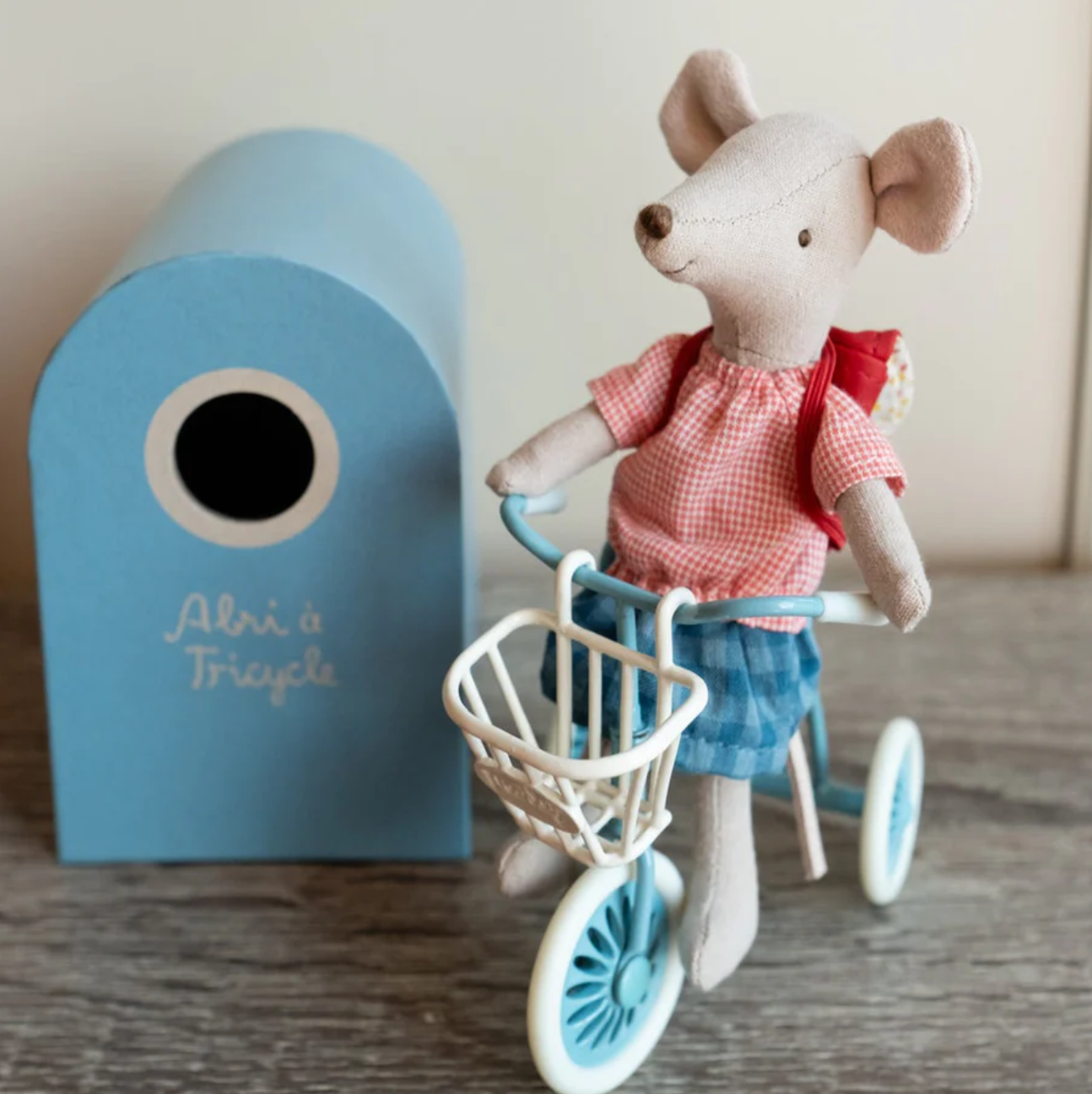 Maileg Tricycle Basket (Mouse)
