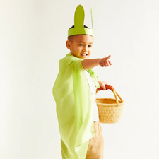 Silk Bunny Ears (Parrot Green)