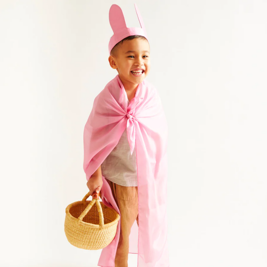 Silk Bunny Ears (Strawberry Moon)