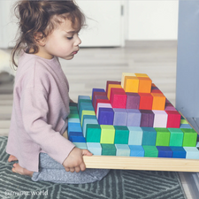 Grimm's Large Stepped Pyramid Building Set