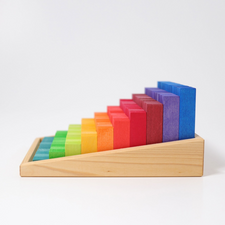 Grimm's Small Stepped Counting Block Set (2cm thick)