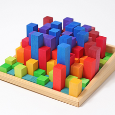 Grimm's Small Stepped Counting Block Set (2cm thick)